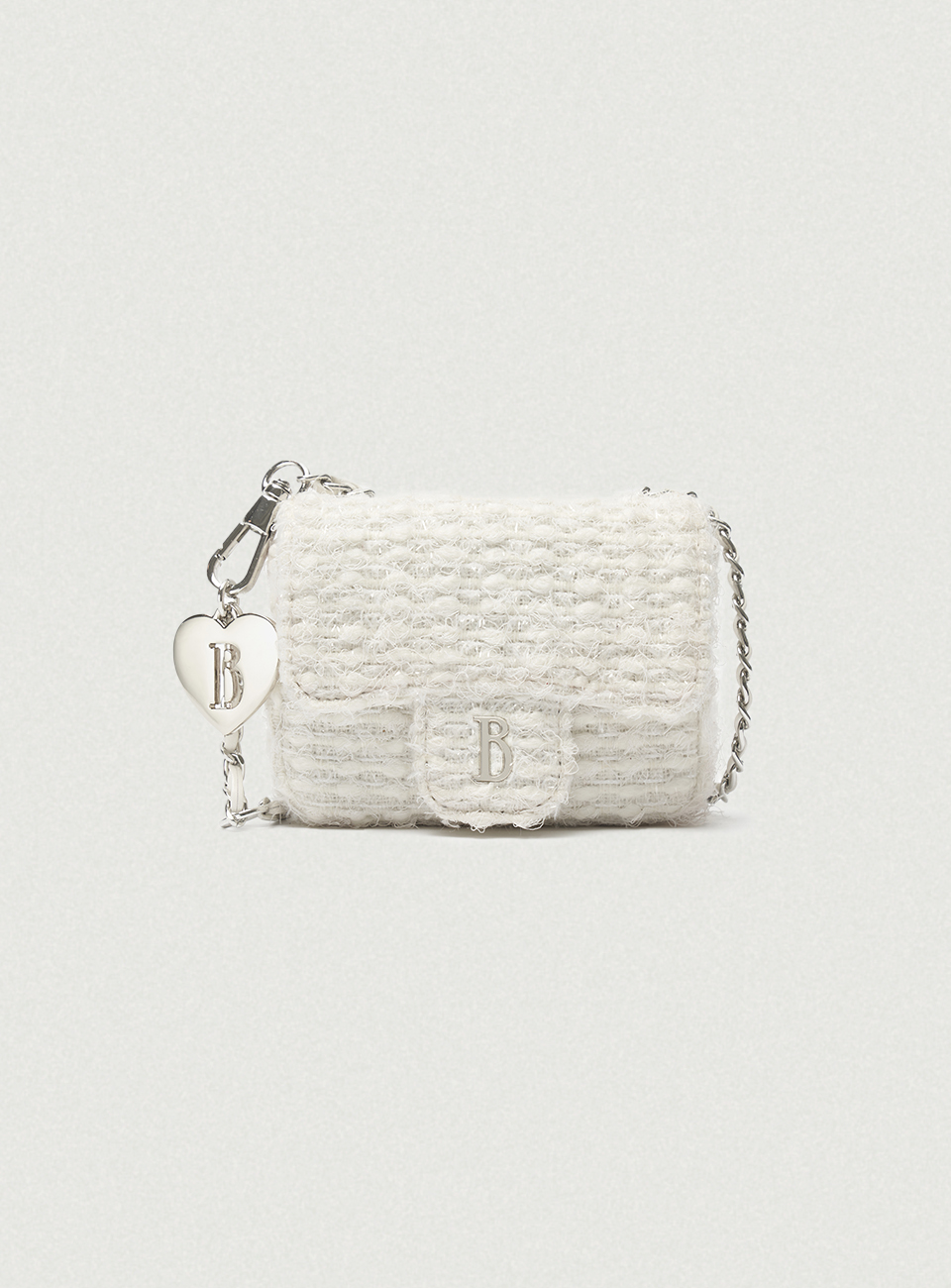 美品thebarnnet tweed chainbelt mini bag Tweed Chain Belt Mini Bag_Ivory | ファッション通販サイト NUGU
