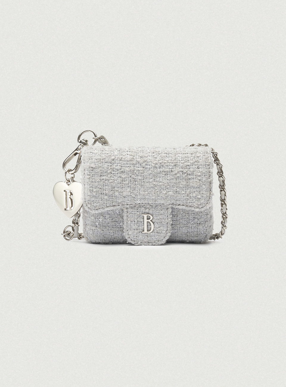 Mint Tweed Chain Belt Mini Bag | ファッション通販サイト NUGU