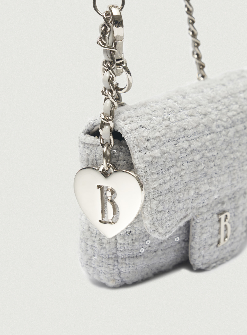 Tweed Chain Belt Mini Bag_Mint | ファッション通販サイト NUGU