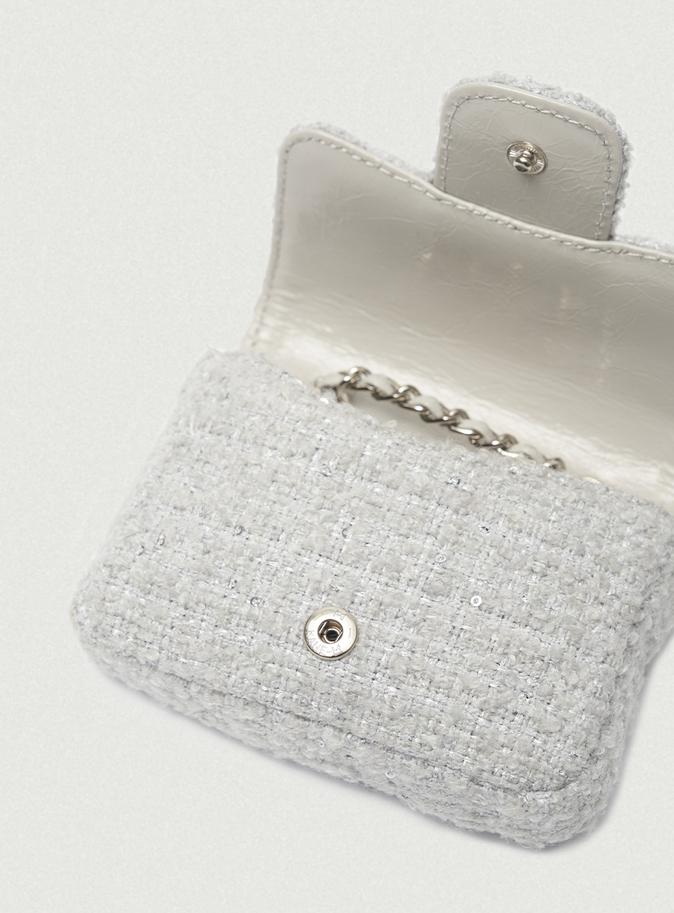 Tweed Chain Belt Mini Bag_Mint | ファッション通販サイト NUGU