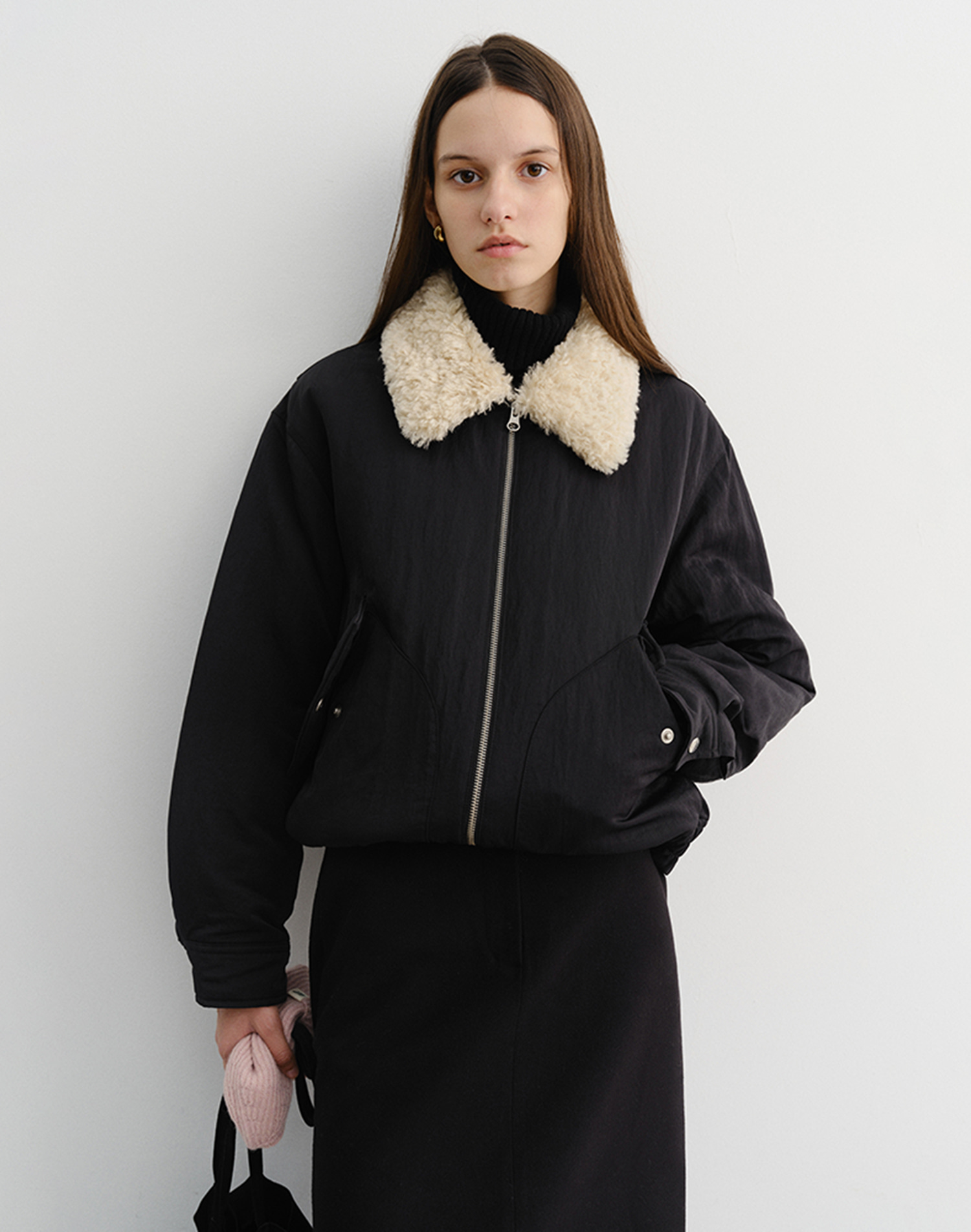 UNISEX FLIGHT PADDED JACKET BLACK_UDJU5D125BK