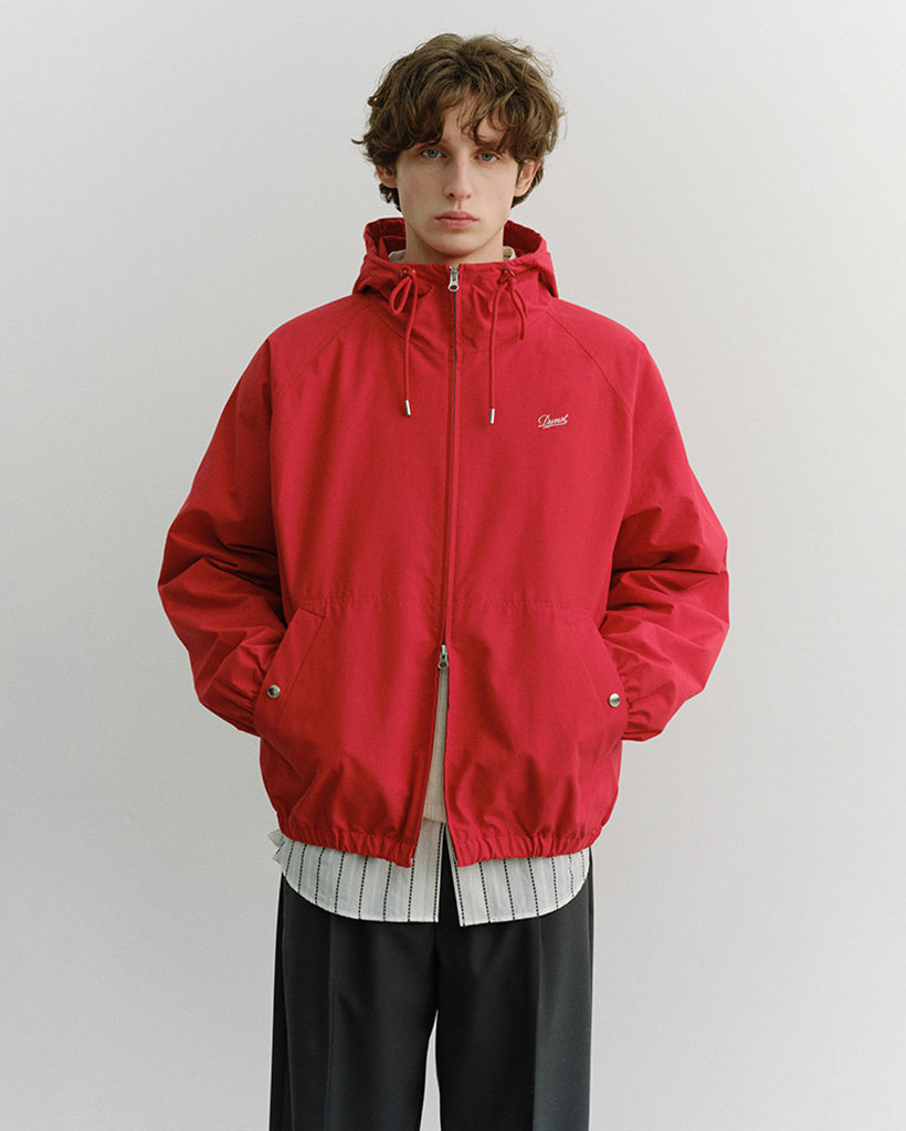 UNISEX LOGO WINDBREAKER RED_M_UDJU6A113R2