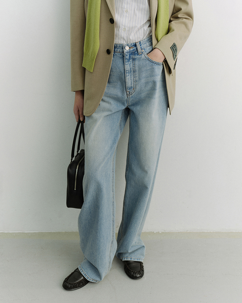 RELAXED WIDE JEANS LIGHT BLUE_UDPA6A208B1