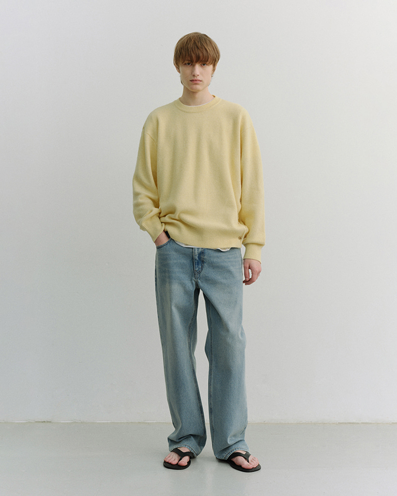 LOW RISE LOOSE JEANS LIGHT BLUE_M_UDPA6A309B1