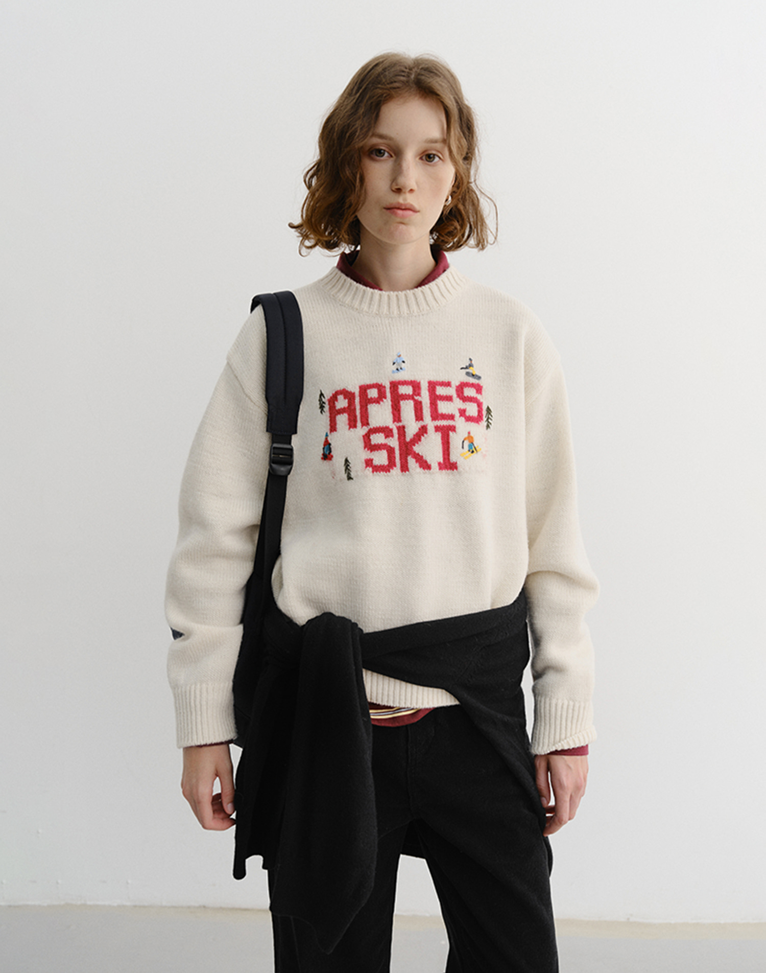 UNISEX APRES-SKI SWEATER IVORY_UDSW5D131IV