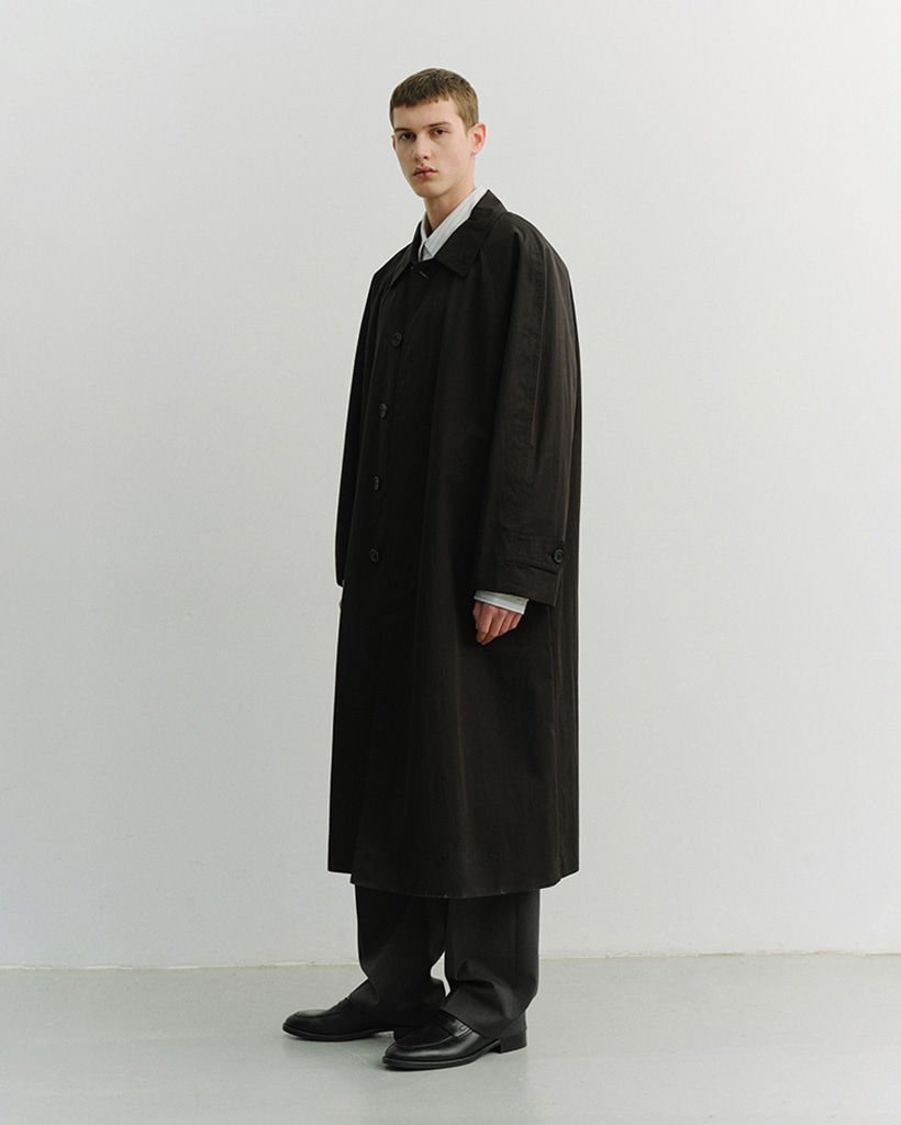 UNISEX REFINED MAC COAT BLACK_M_UDTR6A101BK