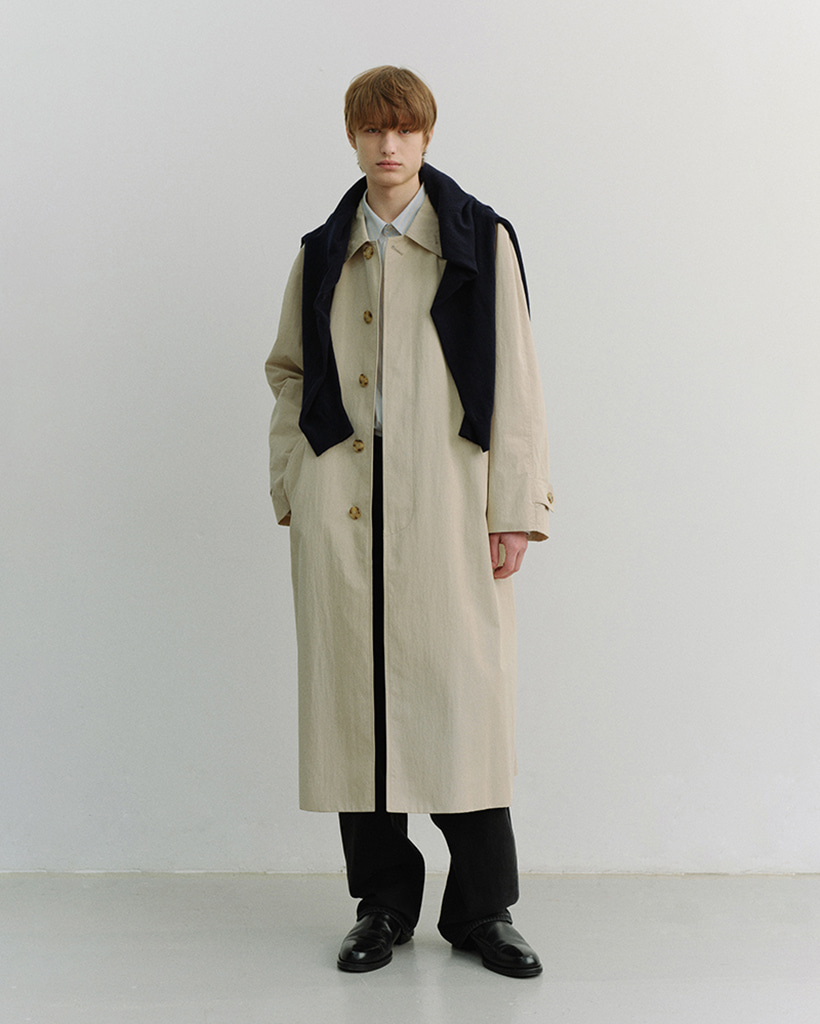 UNISEX REFINED MAC COAT BEIGE_M_UDTR6A101I2