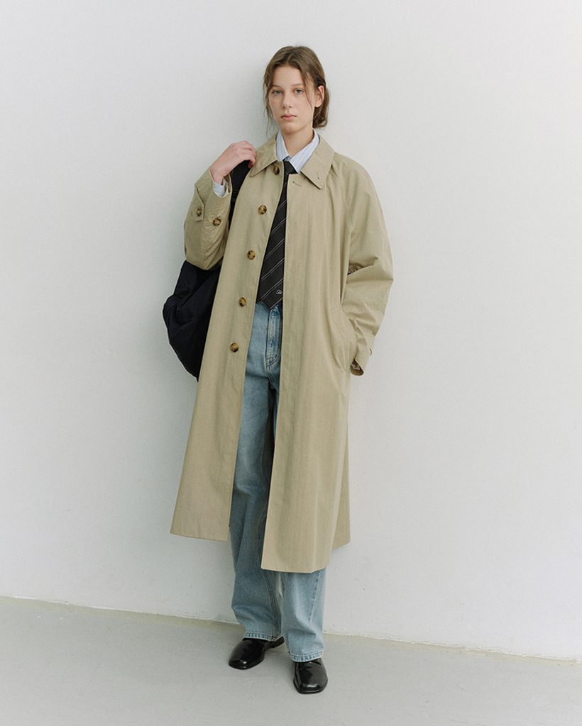 UNISEX REFINED MAC COAT KHAKI_UDTR6A101K1