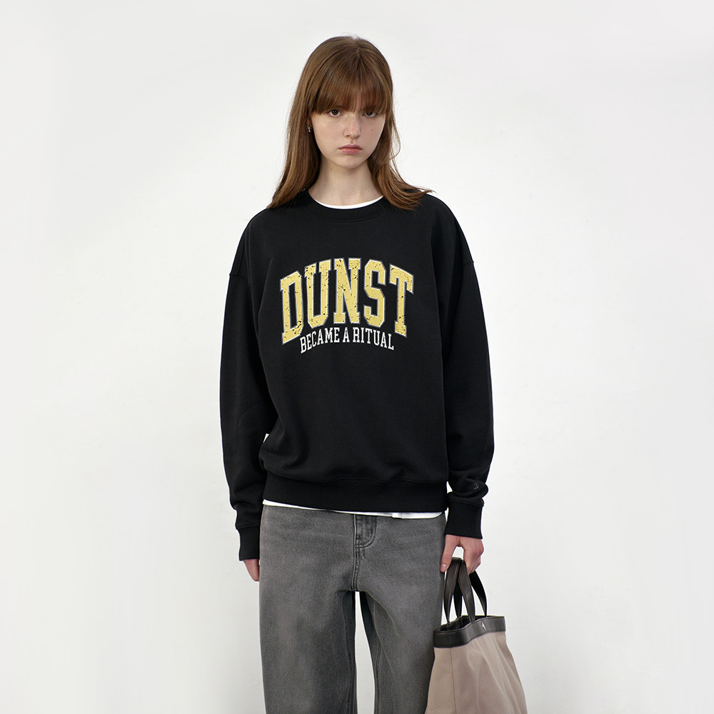 UNISEX ARCH LOGO SWEATSHIRT BLACK_UDTS5C104BK