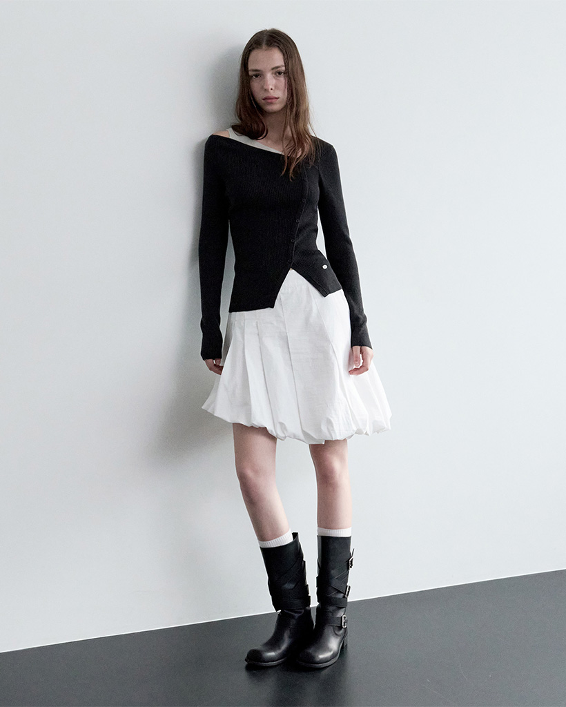 STRING LACE LONG SKIRT WHITE | ファッション通販サイト NUGU