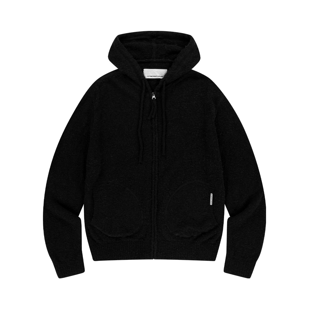 【THEVINYLHOUSE】 ◆ CUT-OFF HOODIE ZIP UP ◆ 大人気 VH2EFUM480ABK1.jpg