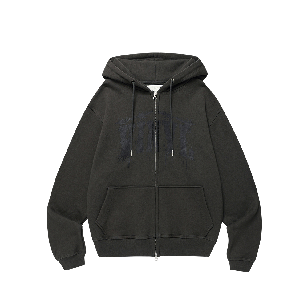 dark fantasy fur hoodie zip up[black] | ファッション通販サイト NUGU