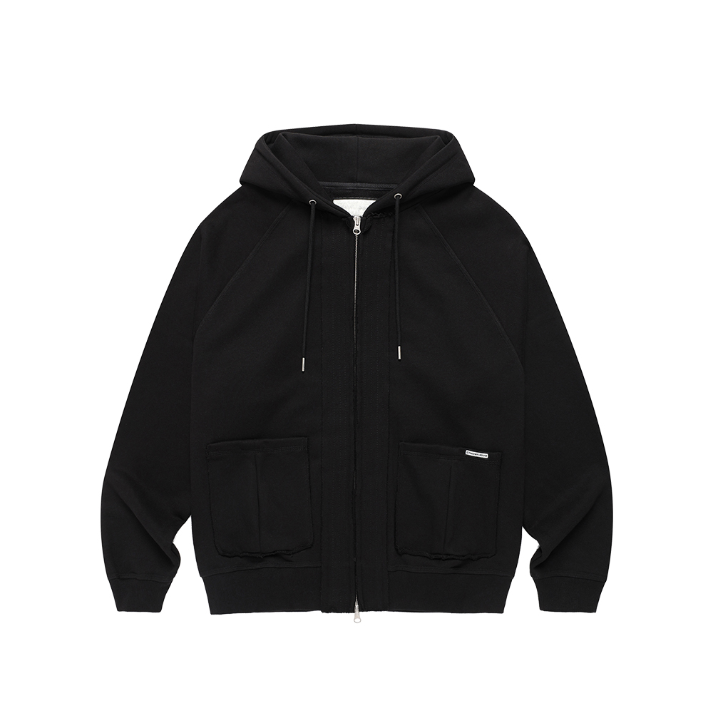 GRAPHIC HOODIE ZIP-UP CHARCOAL | ファッション通販サイト NUGU