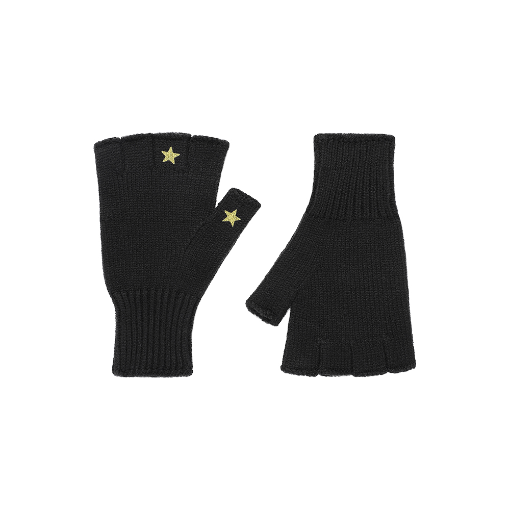 STARS HAND WARMER BLACK