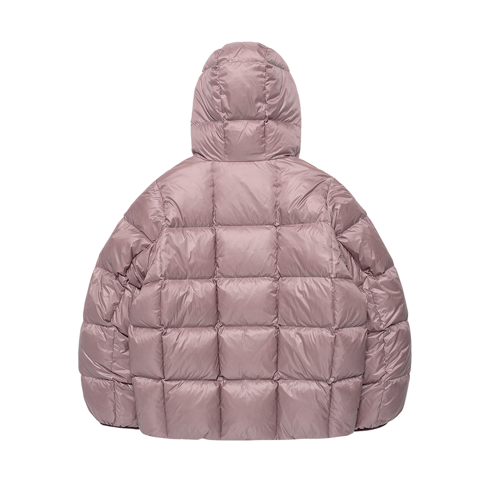 HOODED DUCK DOWN JACKET PINK | ファッション通販サイト NUGU