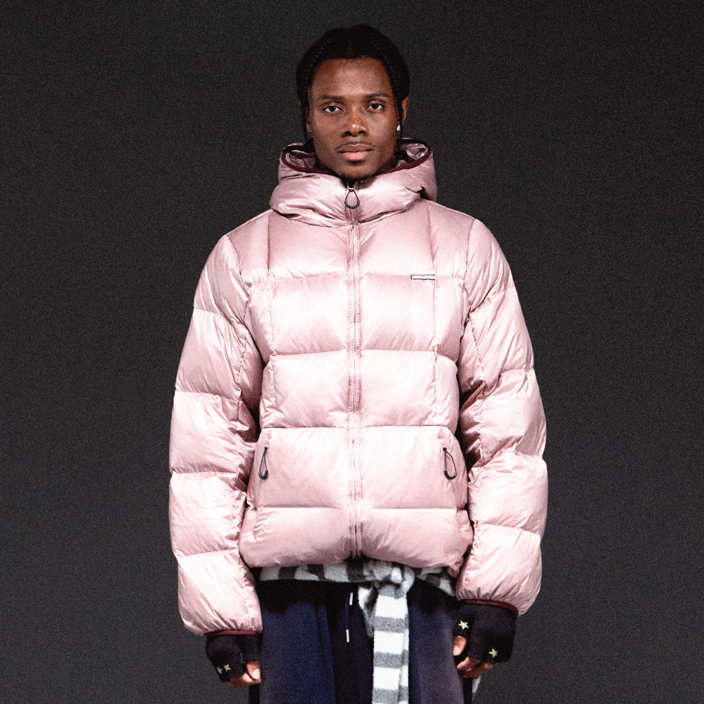 HOODED DUCK DOWN JACKET PINK | ファッション通販サイト NUGU