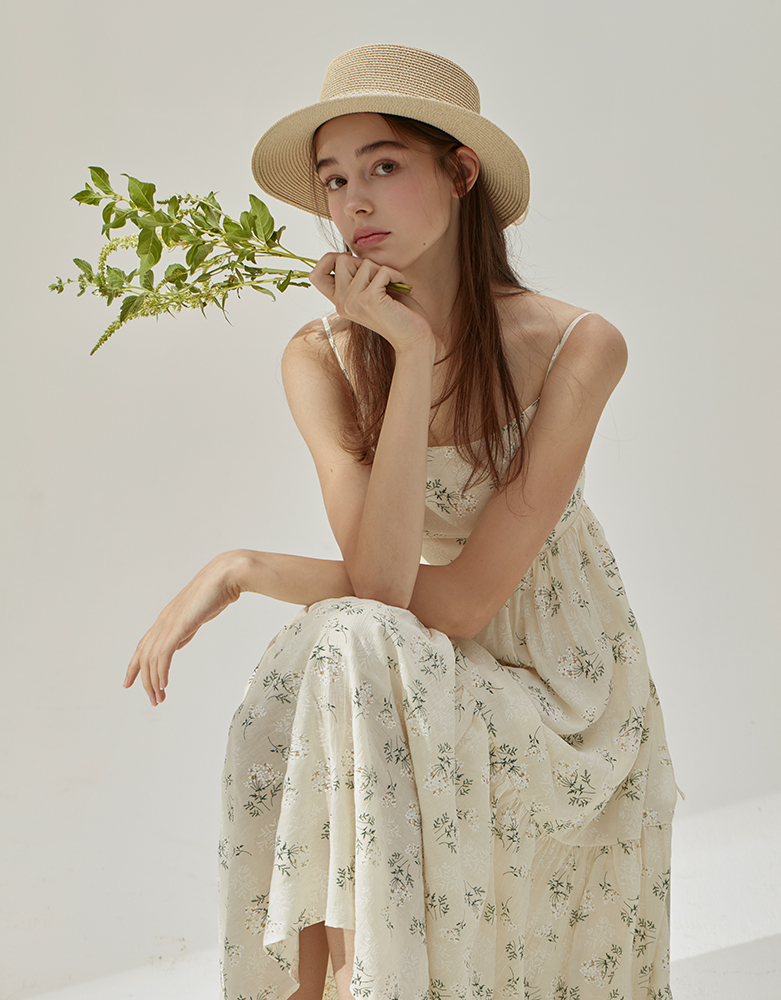 ワンピース Double strap slit onepiece Double strap slit onepiece(eme10710) – M me eme