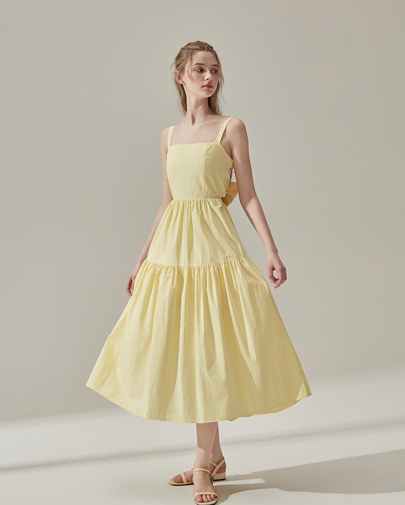 ワンピース Helter neck ribbon mini onepiece M me eme／mini onepiece | Mmeeme