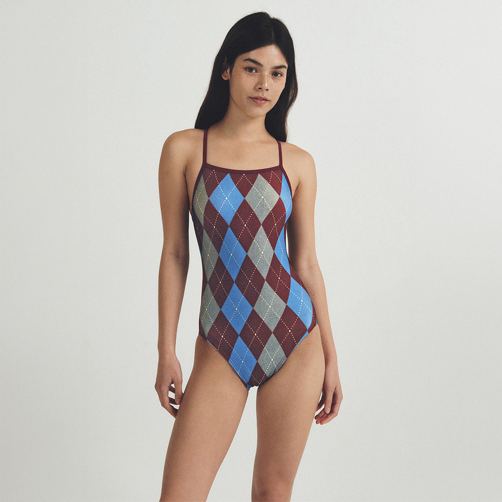 Velvet Argyle - Velvety Rouge