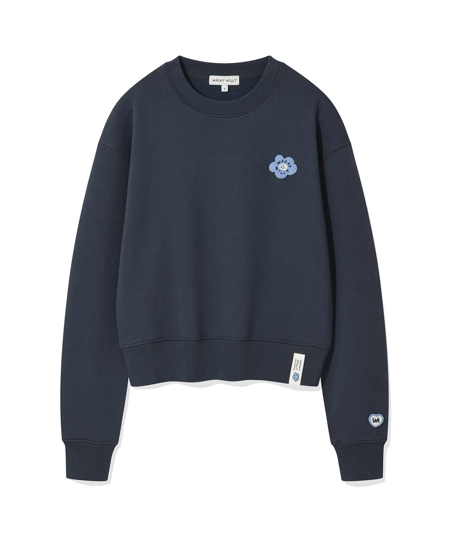 W) Dublin Unbalanced Cashmere Blend Knit - Classic Navy