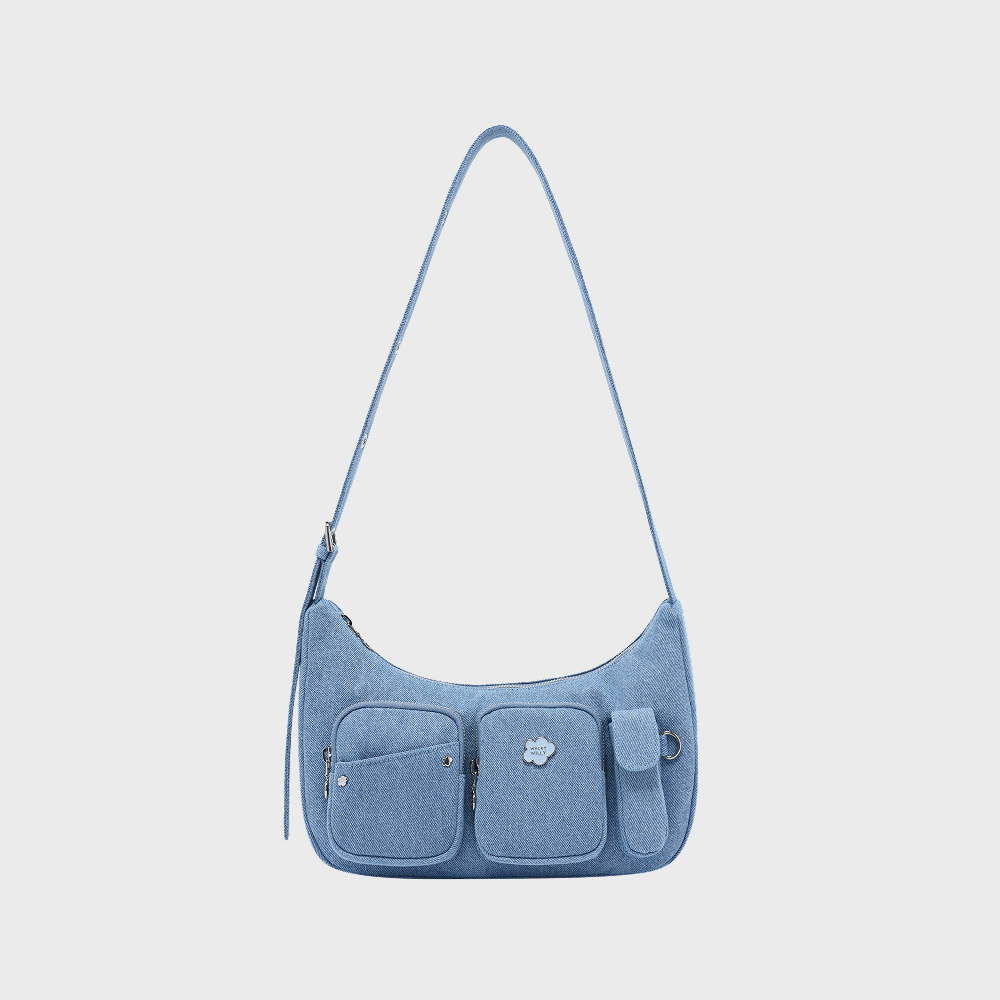 WOMEN'S LILY CARGO SHOULDER BAG INDIGO