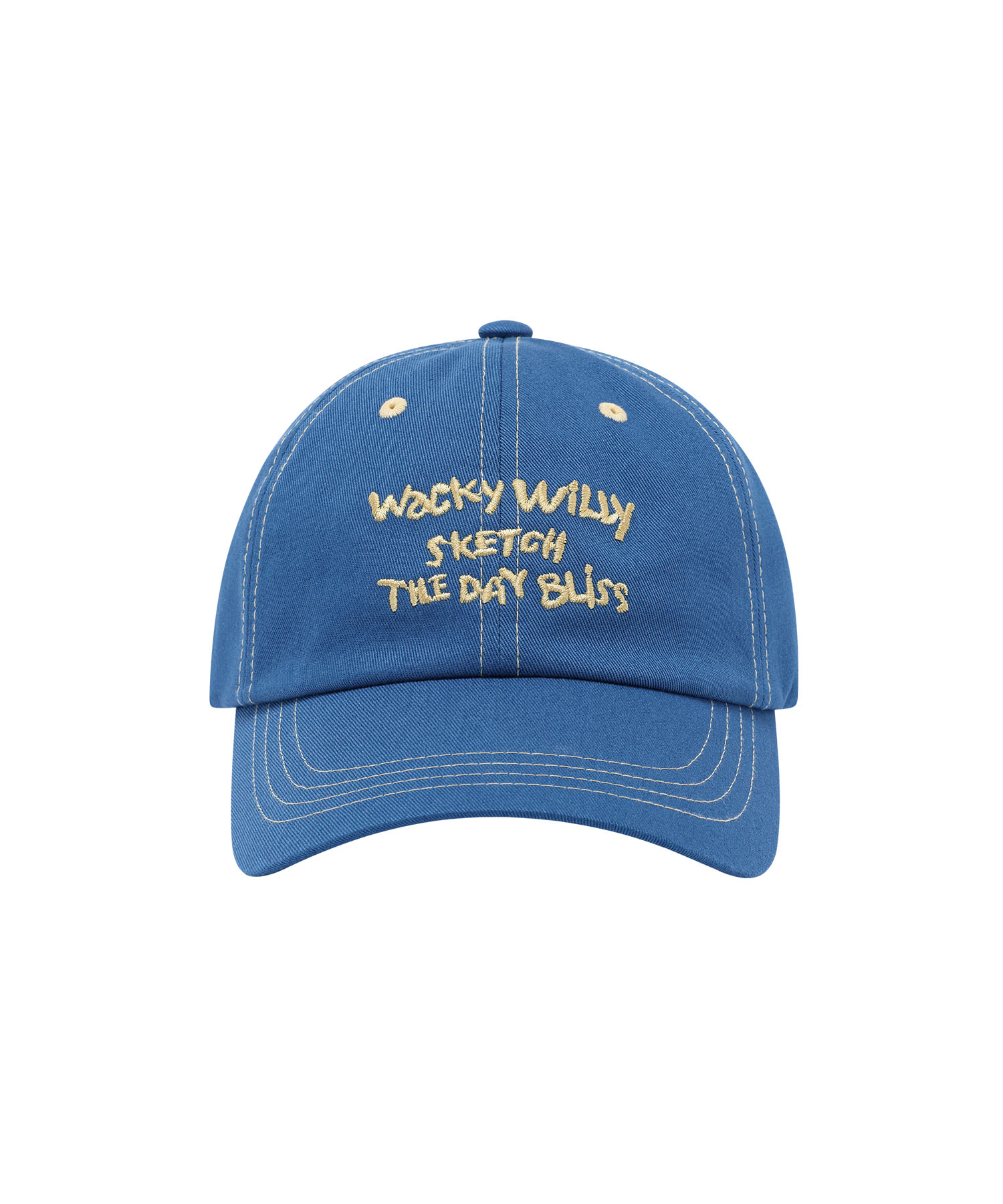 VINTAGE EMBOSSED BALL CAP BLUE
