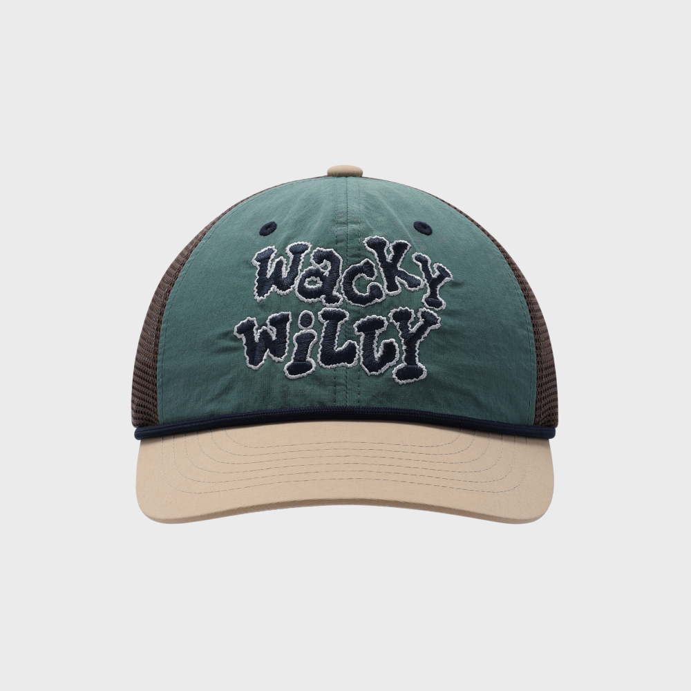 STITCH APPLIQUE BALL CAP KHAKI