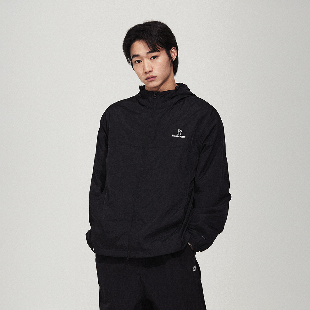 Kiky Packable Hooded Jumper Black