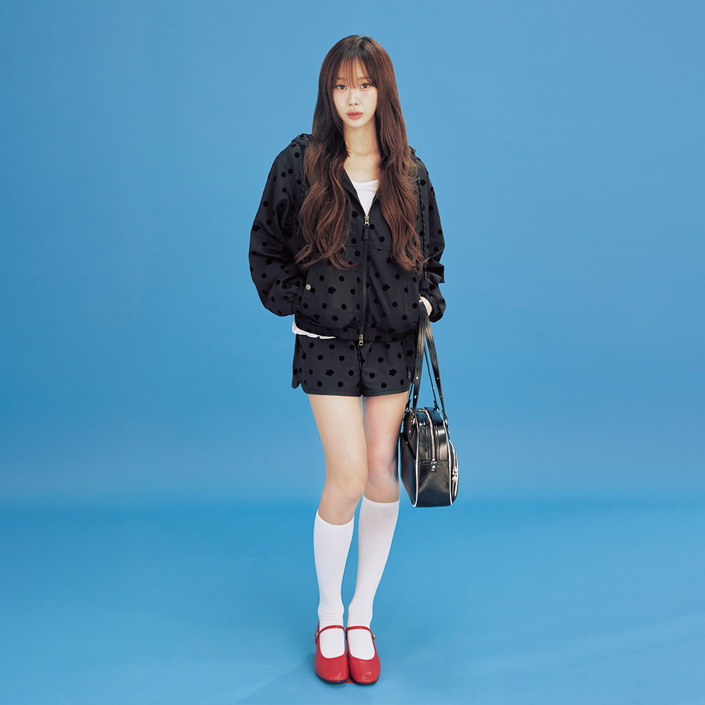 WOMEN'S LILY WAPPEN DOT NYLON SHORTS