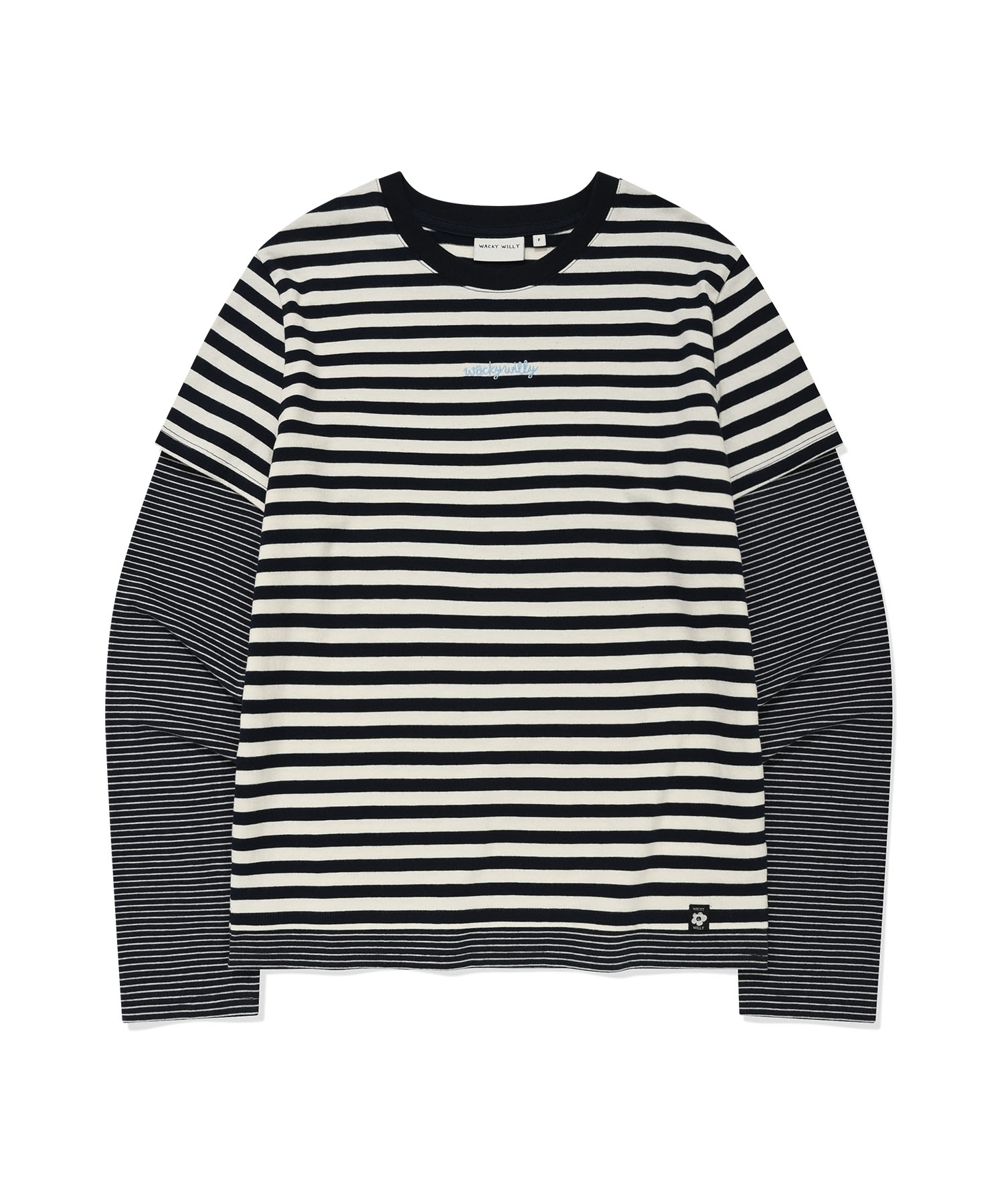 WOMEN'S LAYERED LONG SLEEVE NAVY