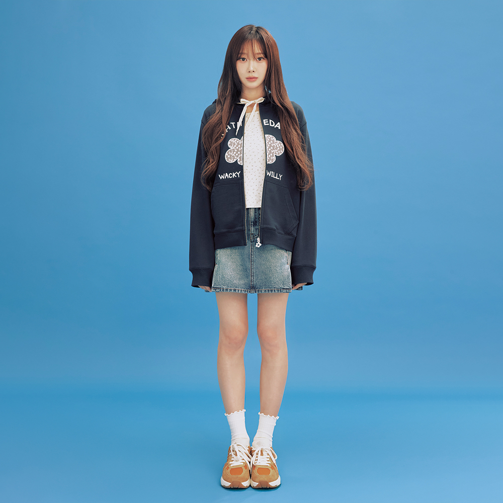 WOMEN'S DENIM MINI SKIRT BLUE