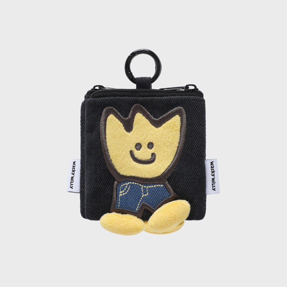 KIKY POUCH KEYRING BLACK