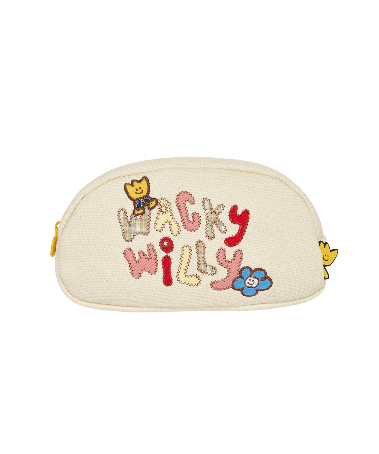 Kiky Plush Pencil Case Ivory
