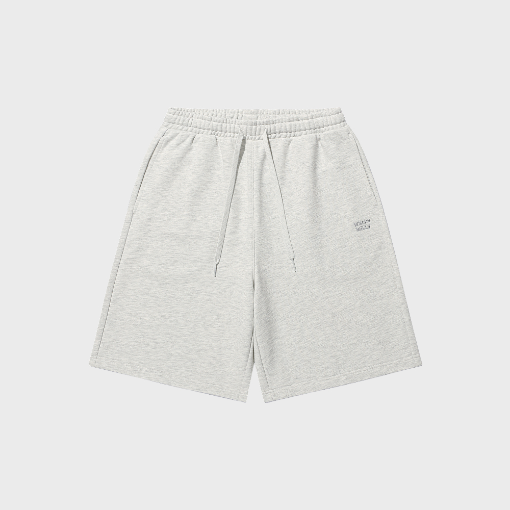 BASIC SWEAT SHORTS LIGHT GRAY