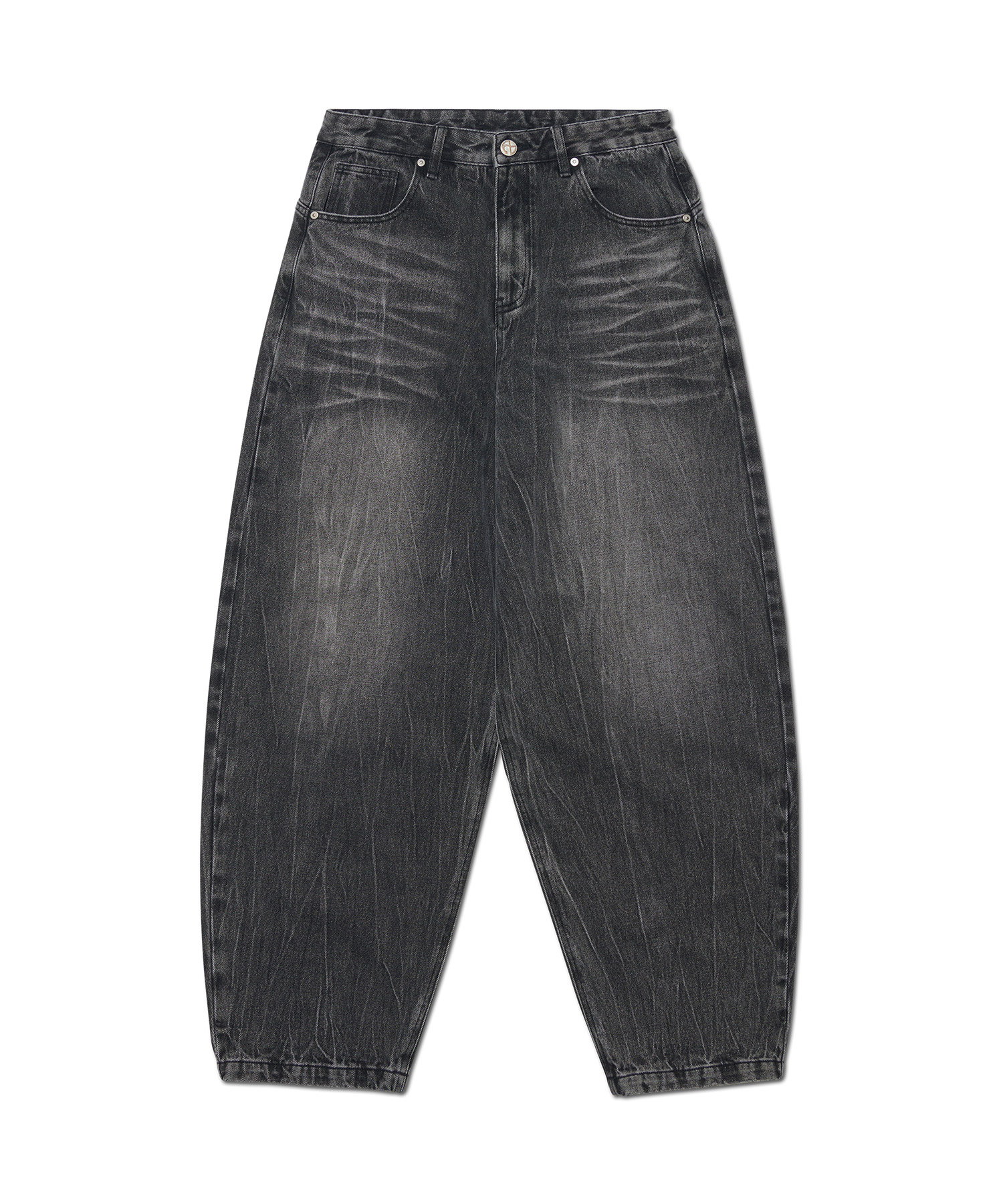 Kashiko Denim Pants Black デニムパンツ Kashiko】Embroied Nonfade Denim Pants Black (Kashiko/デニム