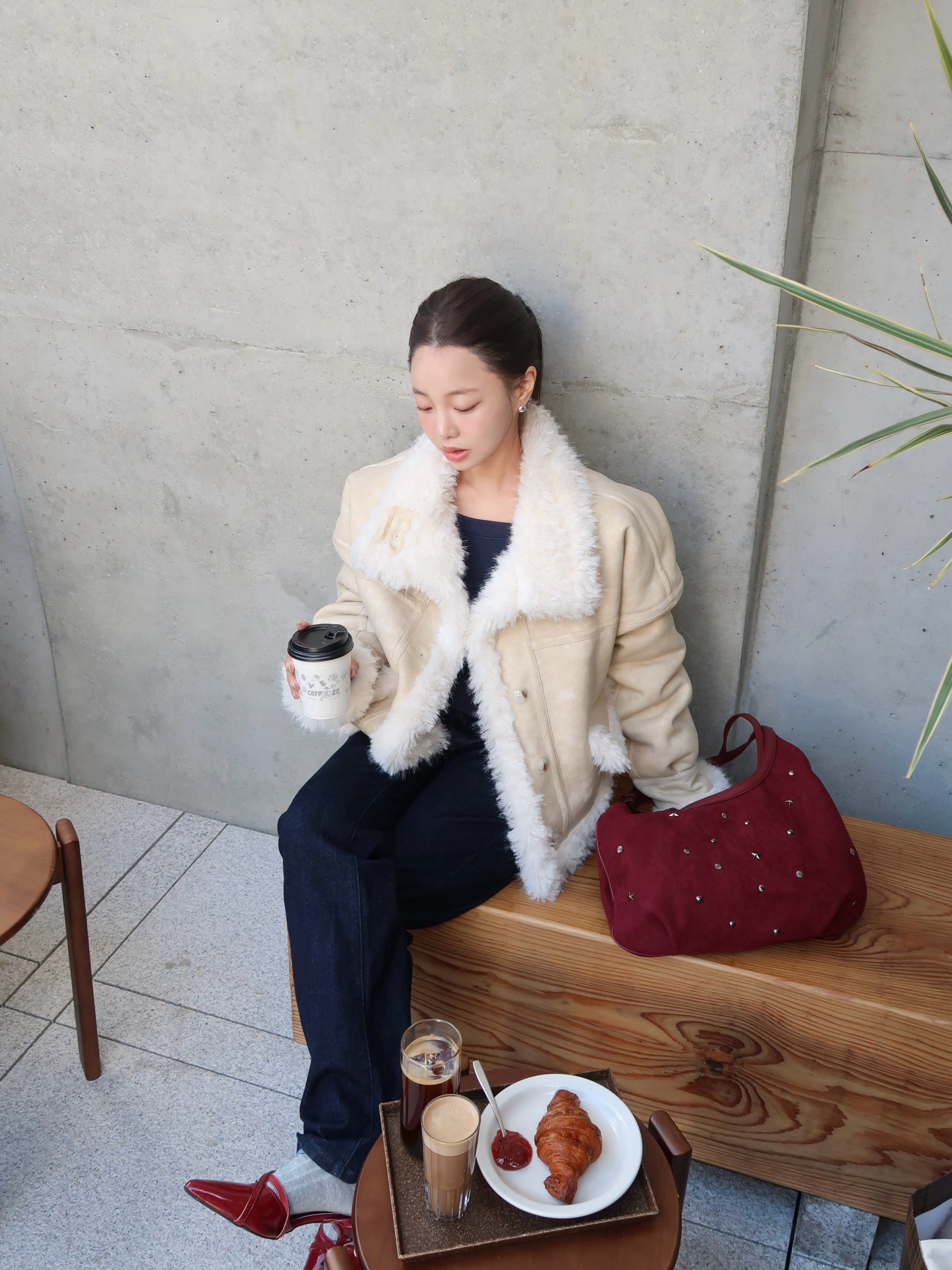 Oblin fur color suede mustang_3color