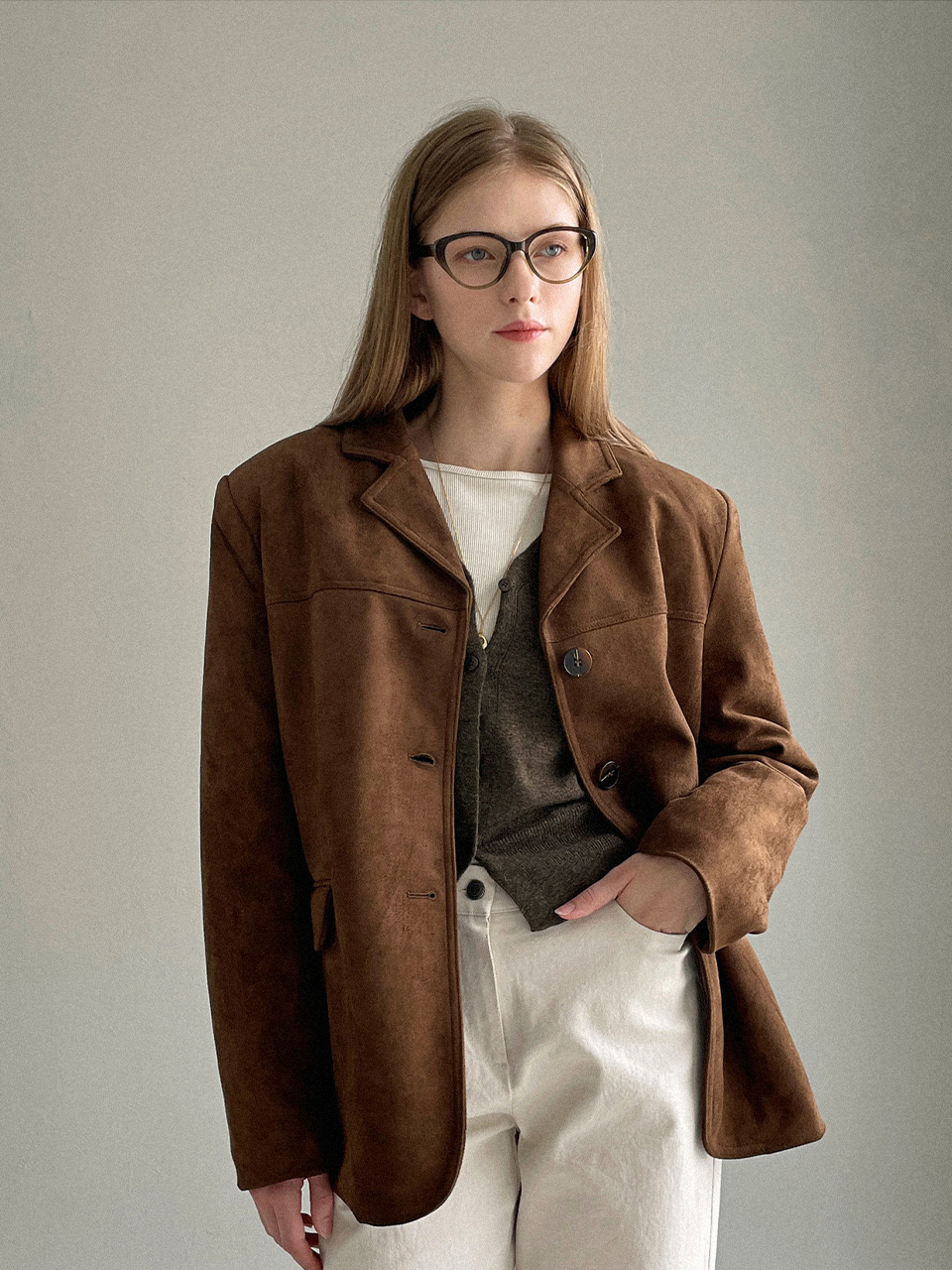 [Influencer PICK] Mariselle suede jacket