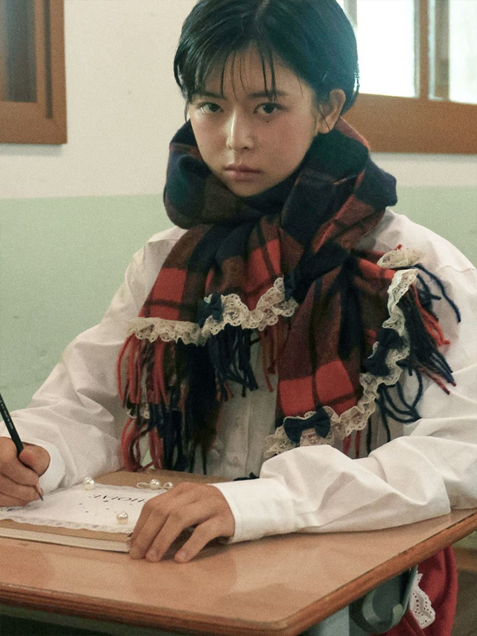 City Check Muffler - Redorange