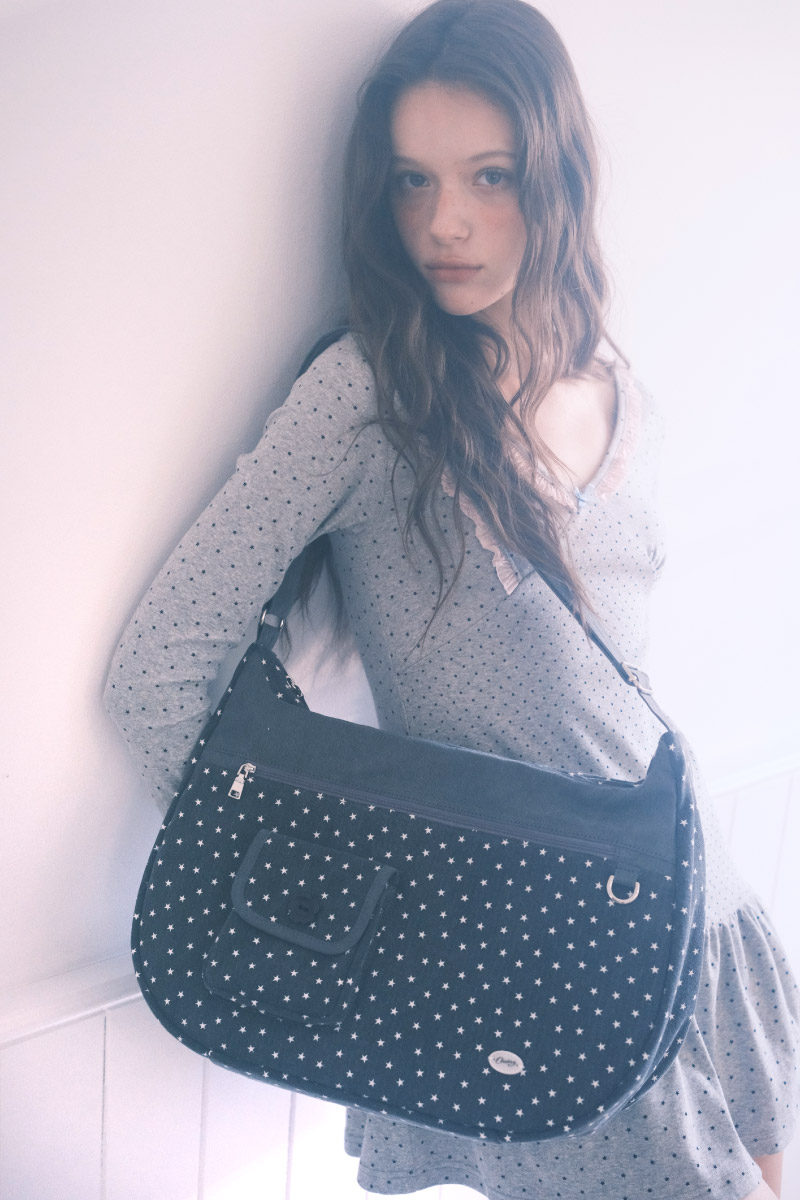 Star messenger bag_black