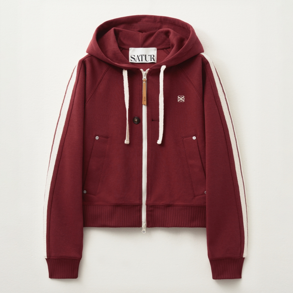 W_로턴_루즈핏_후드_집업_버건디