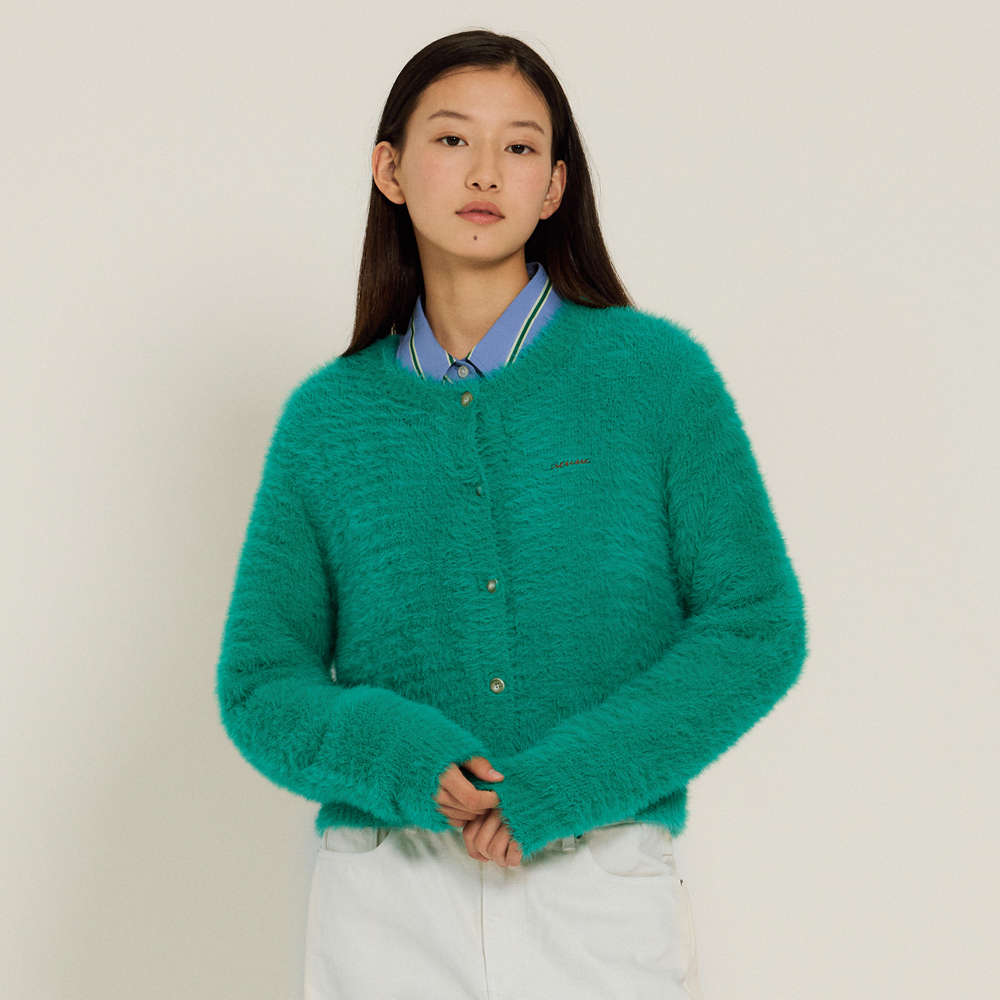 ◆Sienne◆ Kate Wool Cardigan Green S4FKN07B Kate Wool Cardigan (Green) - sienne