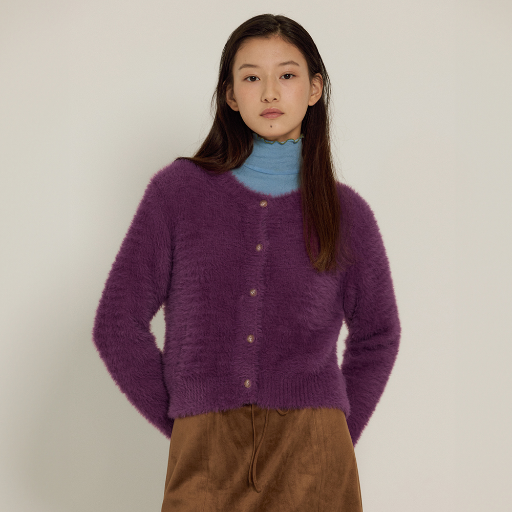 Winona Cardigan - Purple | ファッション通販サイト NUGU
