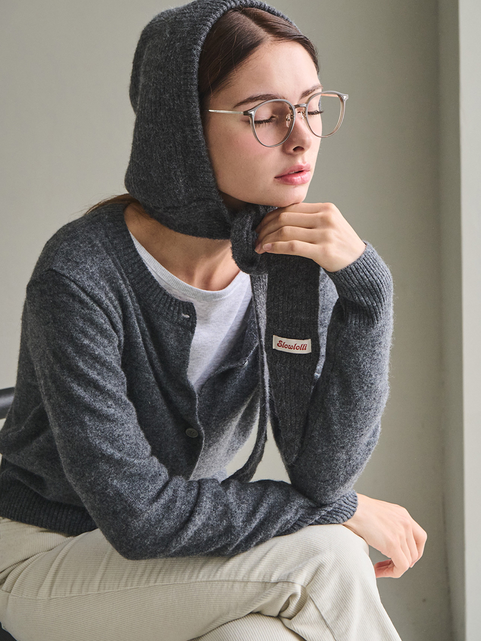 Stay knit hoodie baraclava_3 Colors