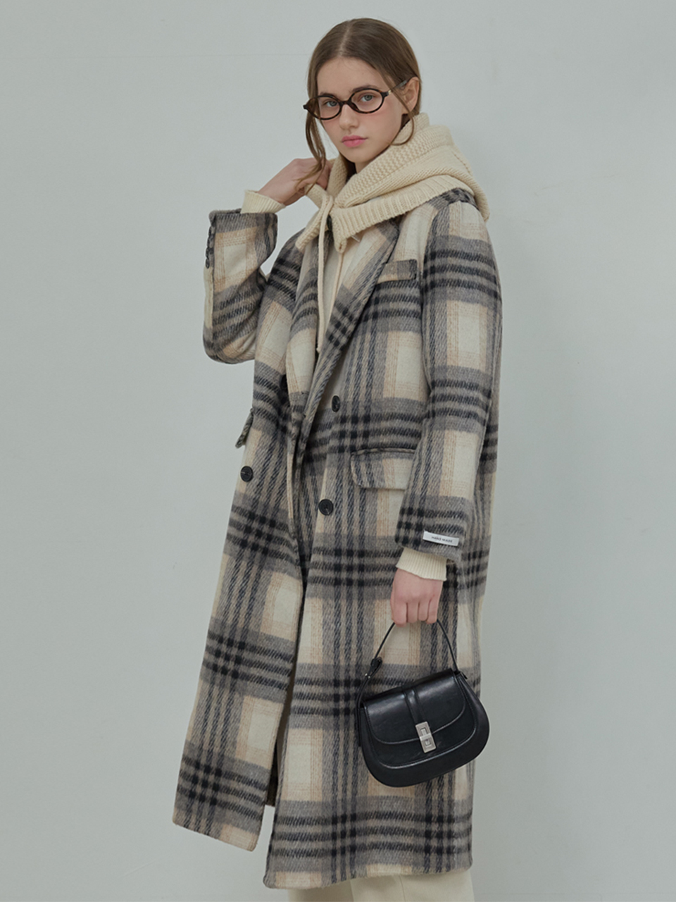 [Influencer pick] An check handmade coat - Check