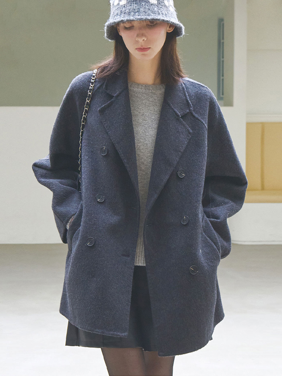 [Influencer pick] Classic double button handmade coat_2 Colors