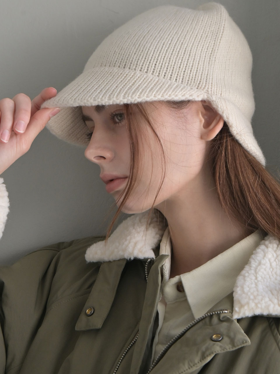 Hug wool knit cap_5 Colors