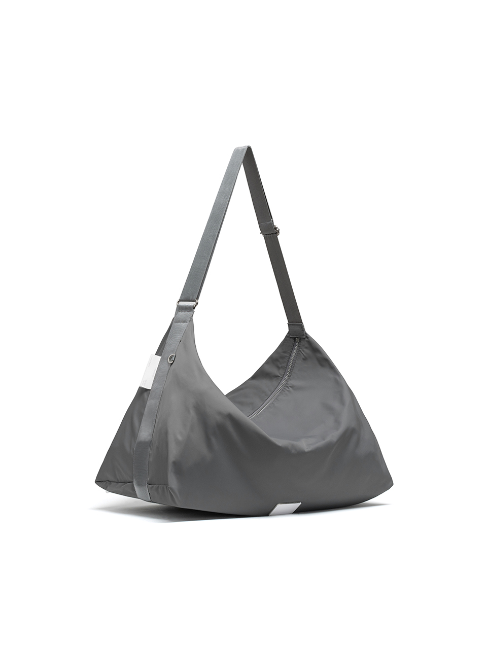 【FENNEC】LEATHER HOBO BAG - GREY LEATHER HOBO BAG - GREY - Fennec