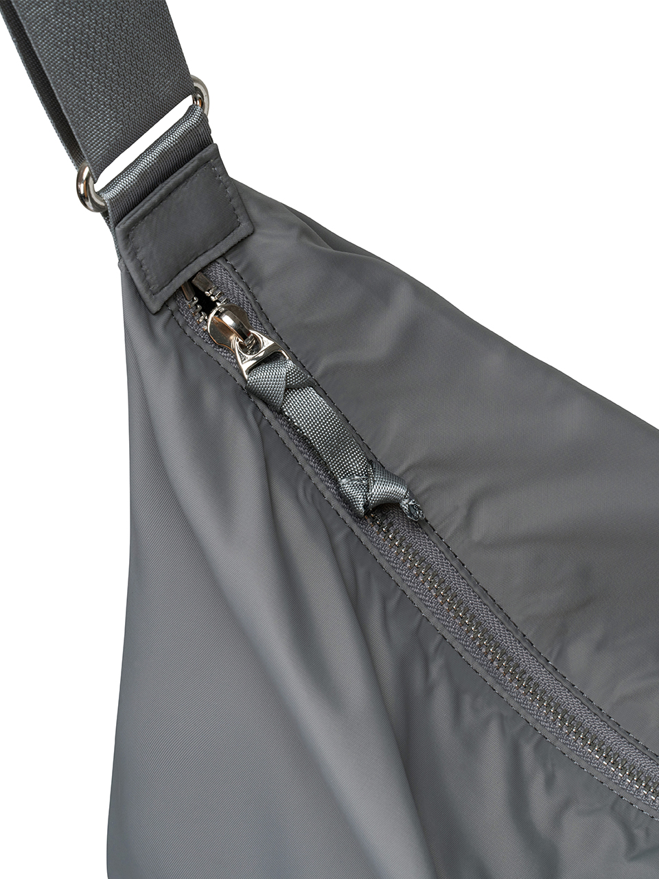 【FENNEC】 MINI HOBO BAG - GREY FABRIC HOBO BAG - GREY - Fennec