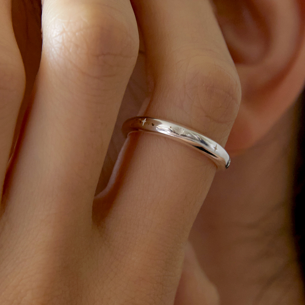 (シルバー925) スターパターン デイリー リング CR1826