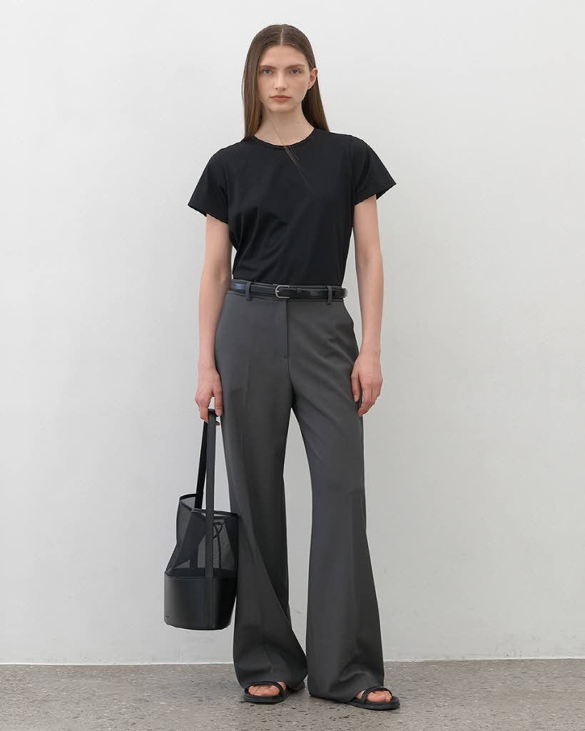 (Z-PT-5522)ESSENTIAL SEMI WIDE PANTS